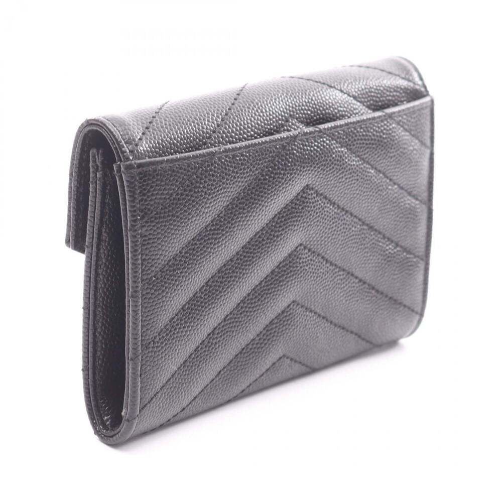 Saint Laurent Black Monogram Envelope Wallet - Picture 2 of 4